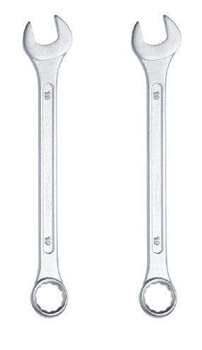 Combination Spanner Elliptical Pattern